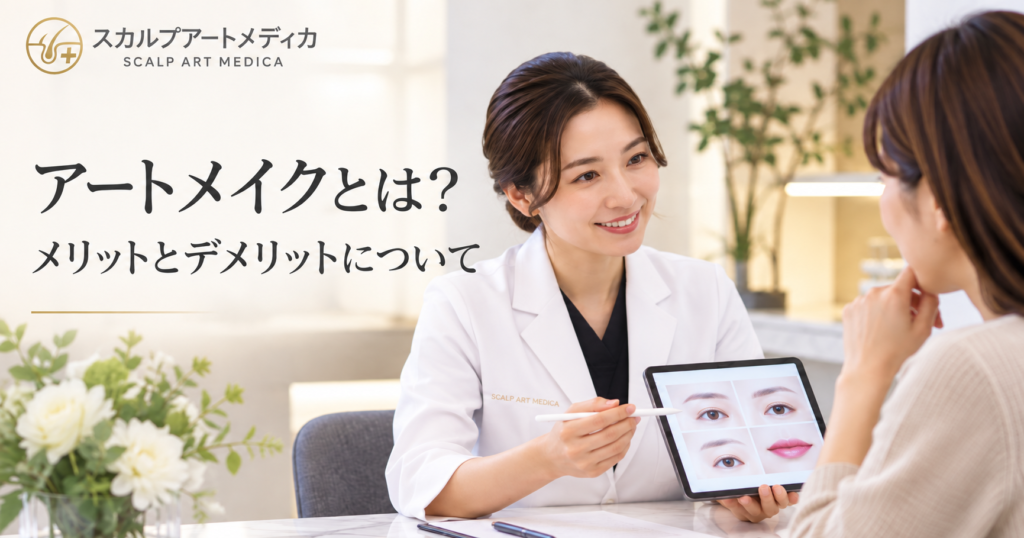 アートメイクとは？メリットとデメリットについて