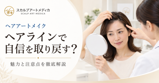 ヘアアートメイク(ヘアライン)で自信を取り戻す！魅力と注意点を徹底解説