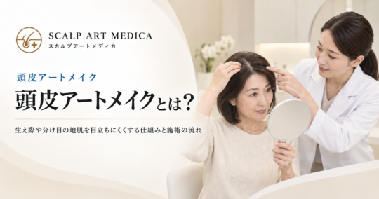 頭皮アートメイクとは？生え際や分け目の地肌を目立ちにくくする仕組みと施術の流れ