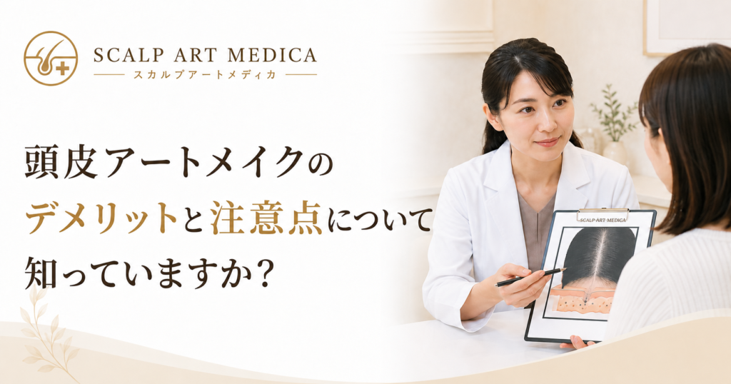 頭皮アートメイクのデメリットと注意点について知っていますか？